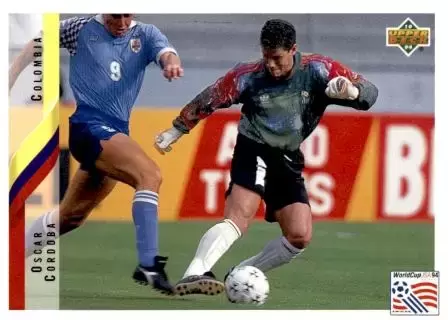 World Cup USA 1994 - Upper Deck - Oscar Cordoba - Colombia