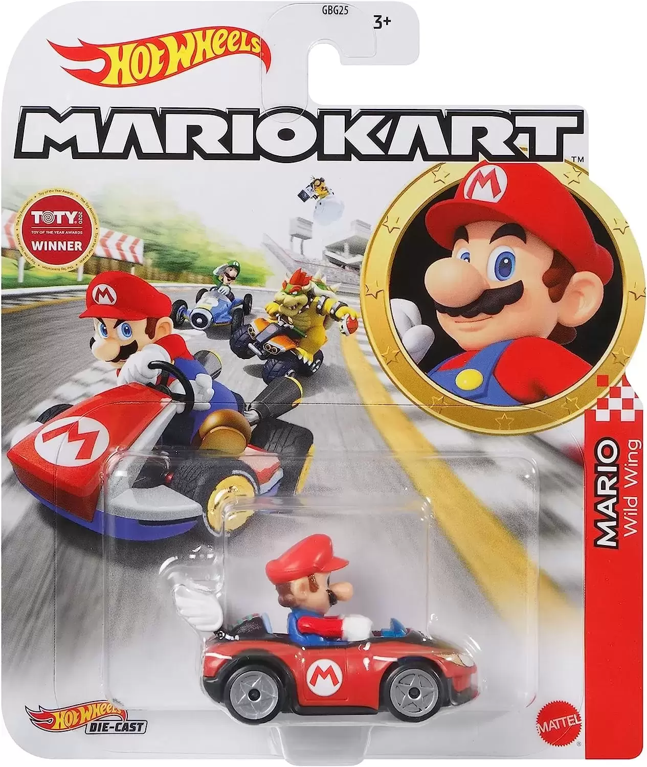 Hot Wheels Mario Kart - Mario - Wild Wing