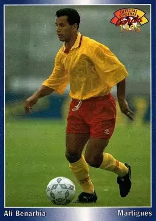 Panini U.N.F.P. Football Cartes 1994-1995 - Ali Benarbia