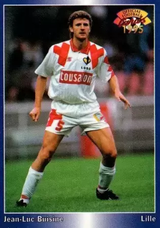 Panini U.N.F.P. Football Cartes 1994-1995 - Jean-Luc Buisine