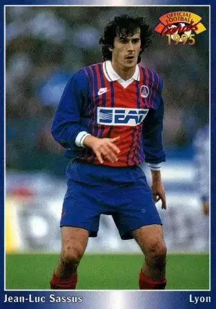 Panini U.N.F.P. Football Cartes 1994-1995 - Jean-Luc Sassus