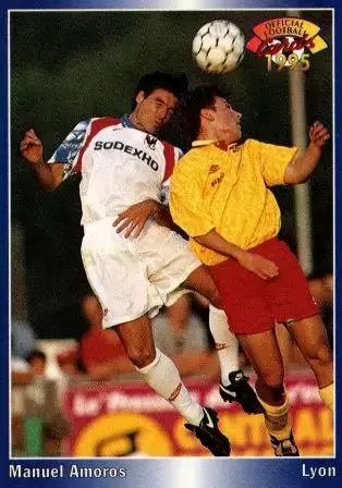 Panini U.N.F.P. Football Cartes 1994-1995 - Manuel Amoros