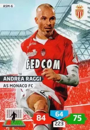 Adrenalyn XL 2013-2014 (France) - Andrea Raggi - Defenseur -AS Monaco FC -