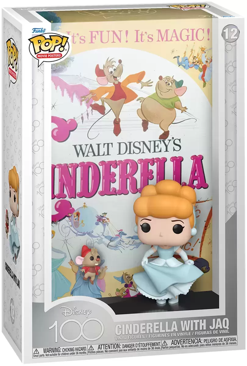 POP! Movie Posters - Disney 100 - Cinderella with Jaq