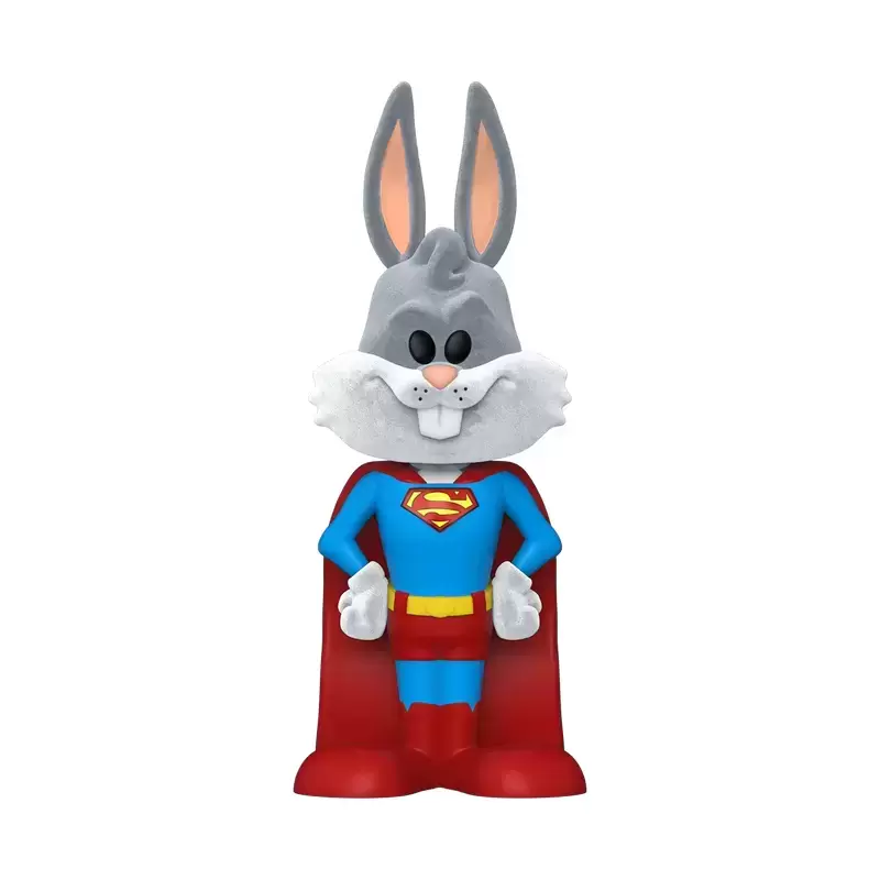 Vinyl Soda! - Looney Tunes - Bugs Bunny As Superman Flocked