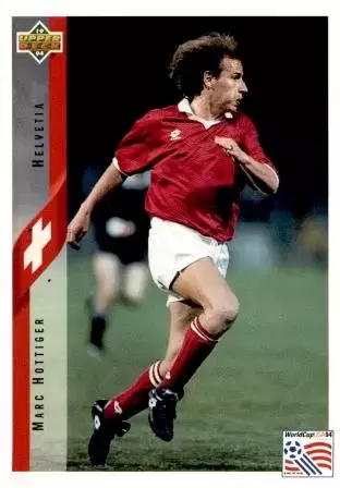 World Cup USA 1994 - Upper Deck - Marc Hottiger - Switzerland