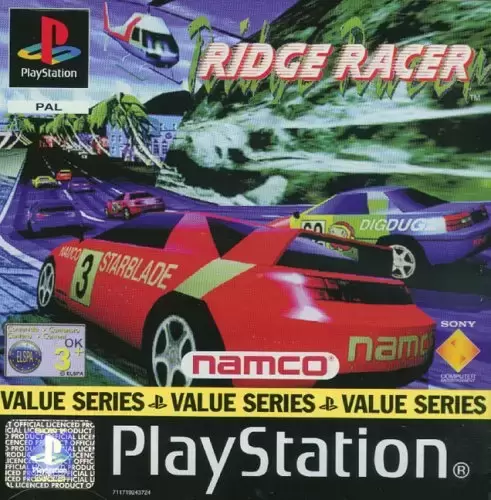 Jeux Playstation PS1 - Ridge Racer: Value Series