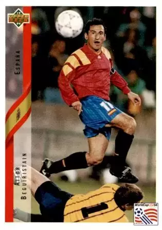 World Cup USA 1994 - Upper Deck - Aitor Beguiristain - Spain