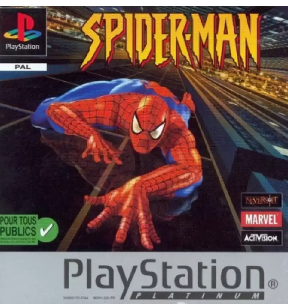 Playstation games - Spider-Man - Platinum