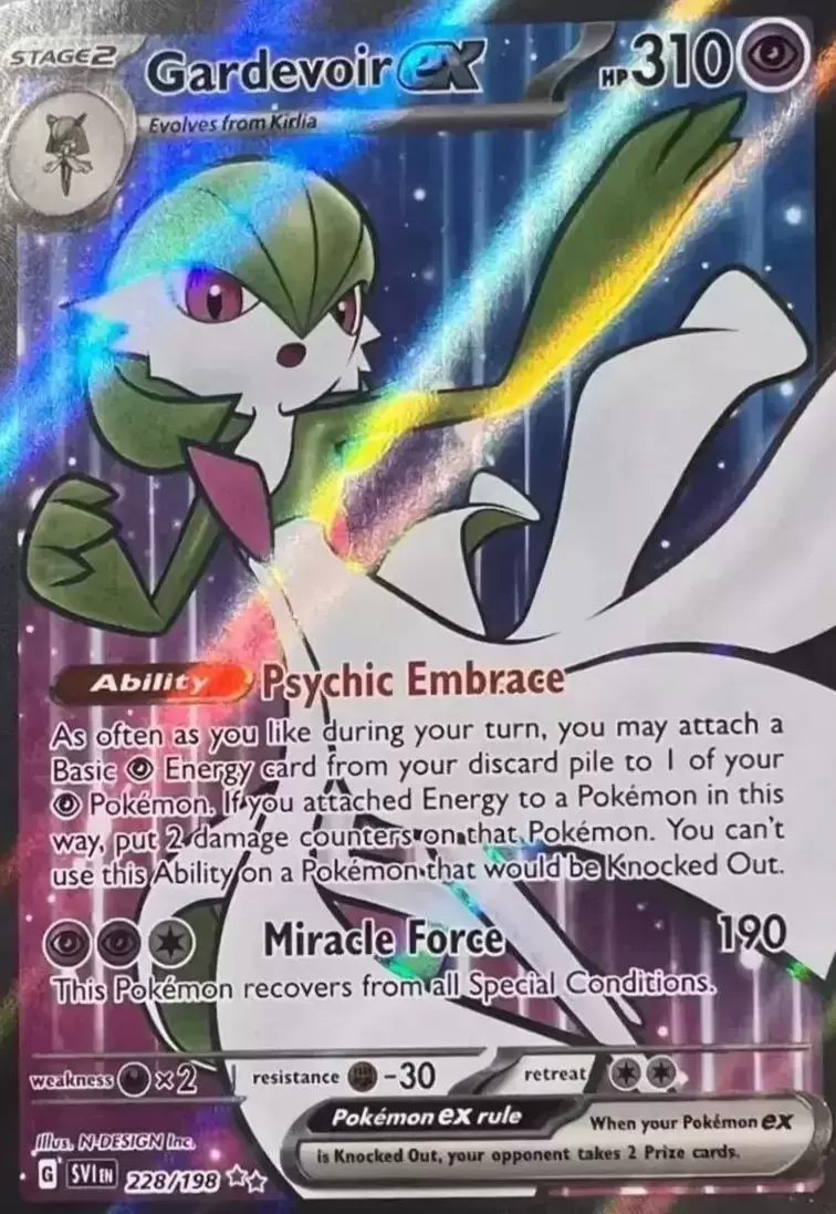 Gardevoir EX - Scarlet & Violet - SVIen Pokémon card 228/198