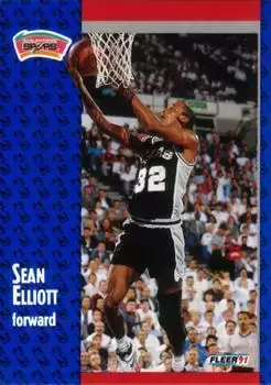 Fleer 1991-1992 Basketball NBA - Sean Elliott