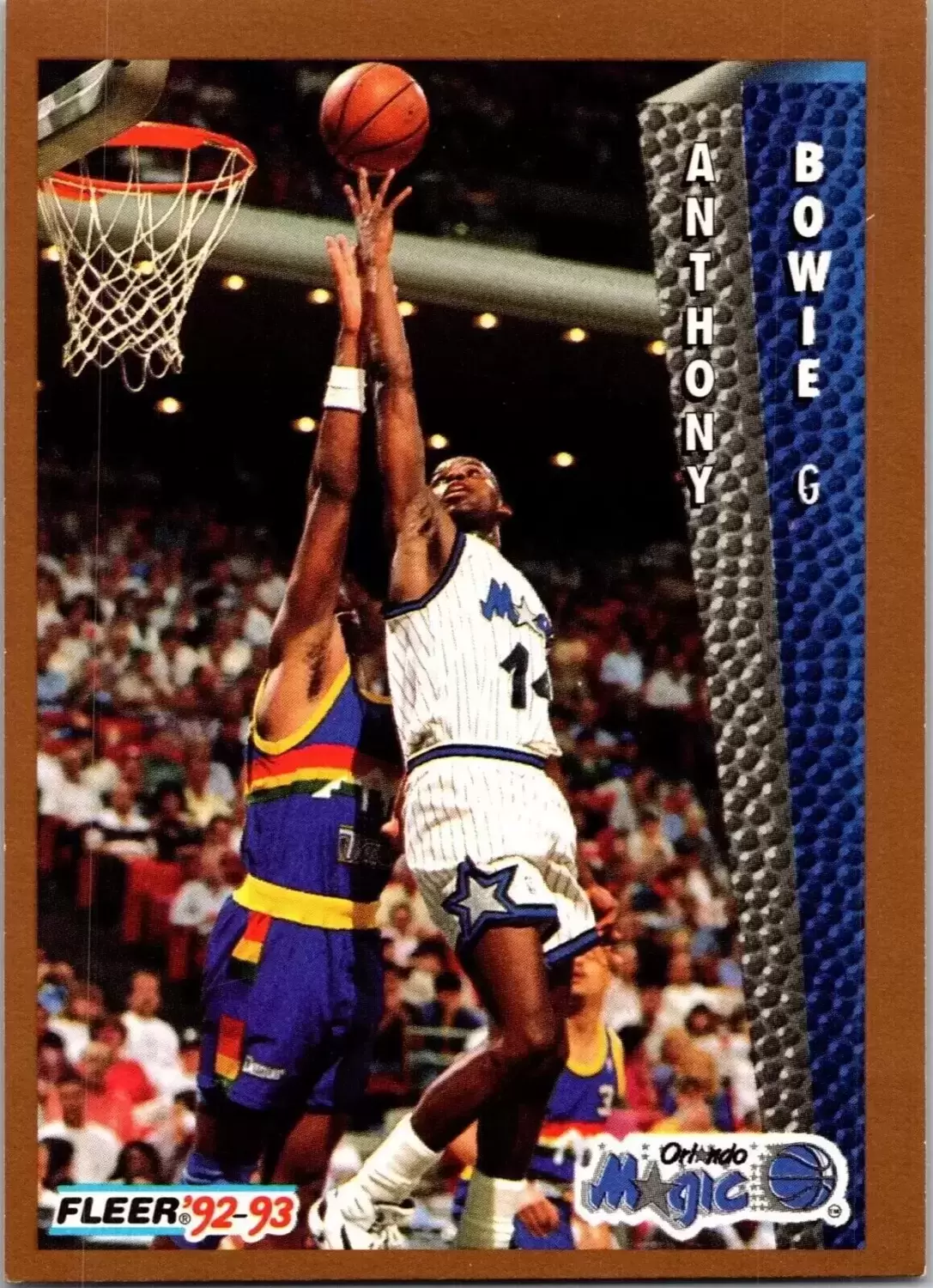 Fleer 1992-1993 Basketball NBA - Anthony Bowie