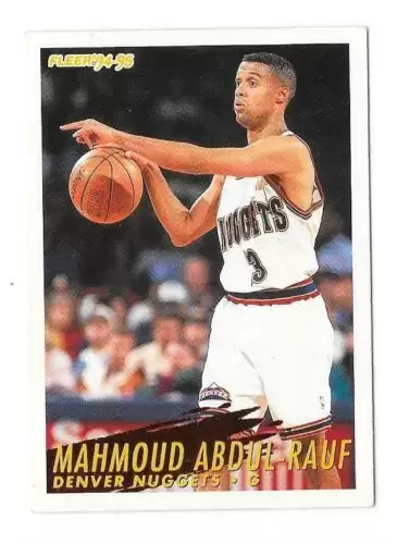 Fleer 94-95 / NBA European 1994-1995 - Mahmoud Abdul-Rauf