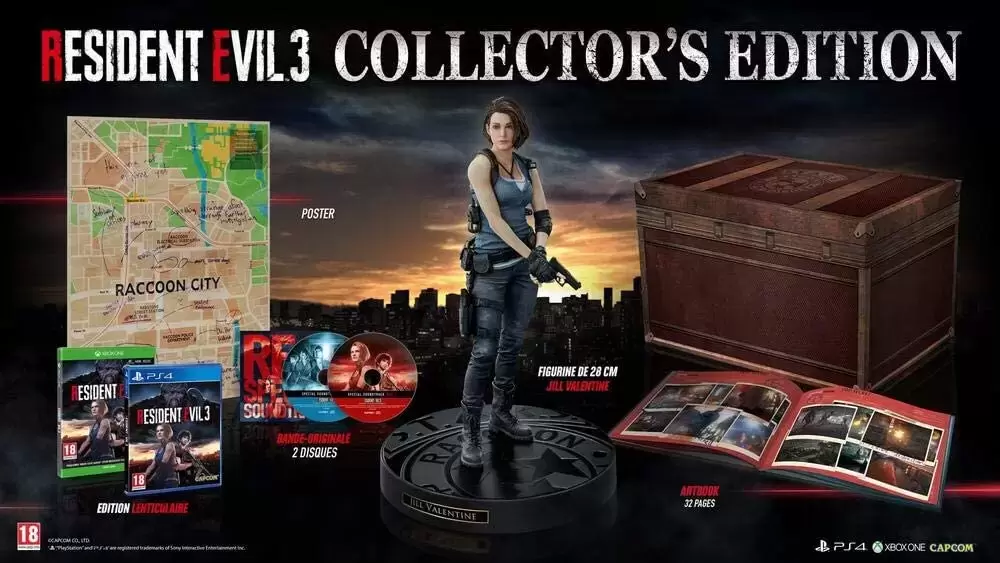 Jeux PS4 - Resident Evil 3 - Collector’s Edition