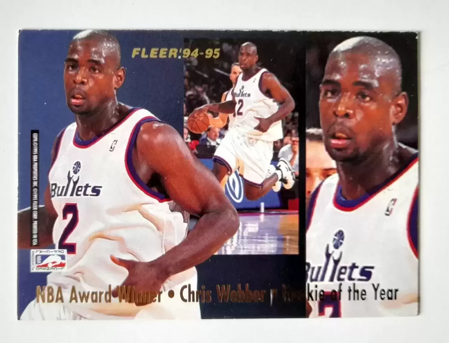 Fleer 94-95 / NBA European 1994-1995 - Chris Webber / Dell Curry