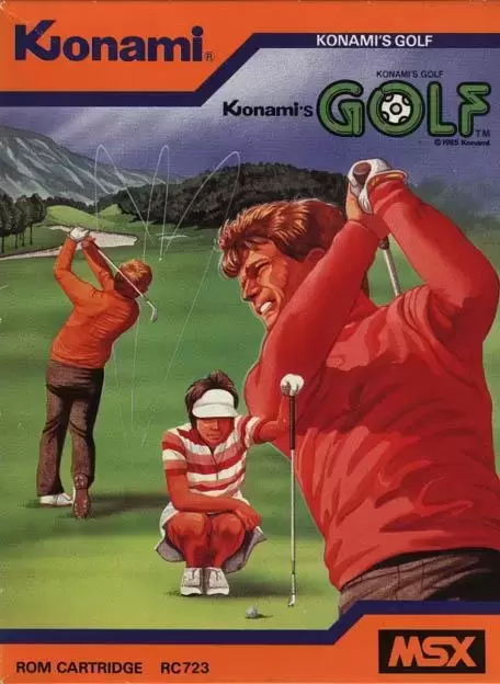 Jeux MSX - Konami\'s Golf
