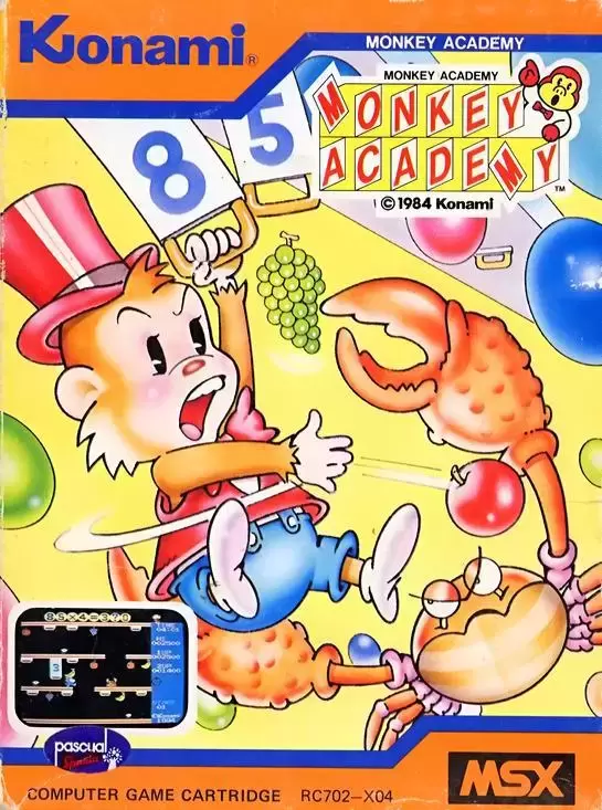 Jeux MSX - Monkey Academy