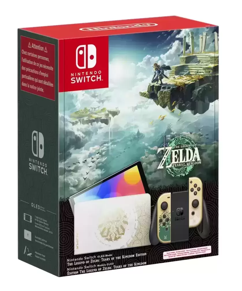 Matériel Nintendo Switch - Nintendo Switch Modèle OLED - Édition The Legend Of Zelda : Tears Of The Kingdom