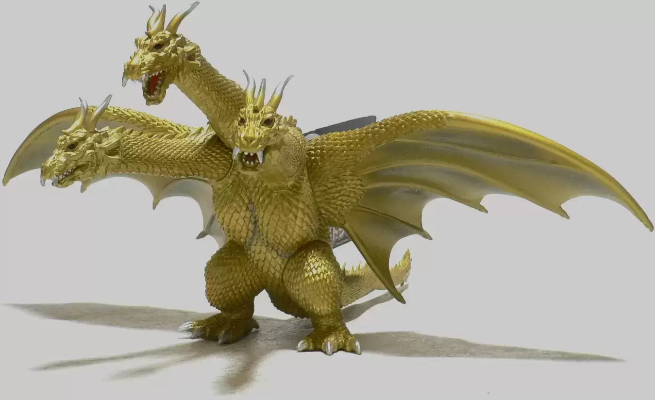 Bandai - Movie Monster Series - Godzilla, Mothra, King Ghidorah, Giant Monsters All Out Attack - King Ghidorah