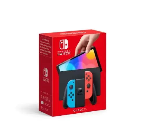 Matériel Nintendo Switch - Joy-Con Bleu Néon/Rouge Néon
