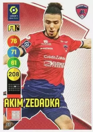 Adrenalyn XL 2021-2022 - France - Akim Zedadka - Clermont Foot 63