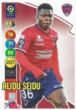 Adrenalyn XL 2021-2022 - France - Alidu Seidu - Clermont Foot 63