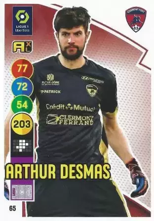 Adrenalyn XL 2021-2022 - France - Arthur Desmas - Clermont Foot 63