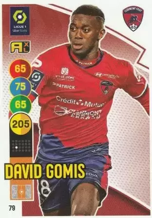 Adrenalyn XL 2021-2022 - France - David Gomis - Clermont Foot 63