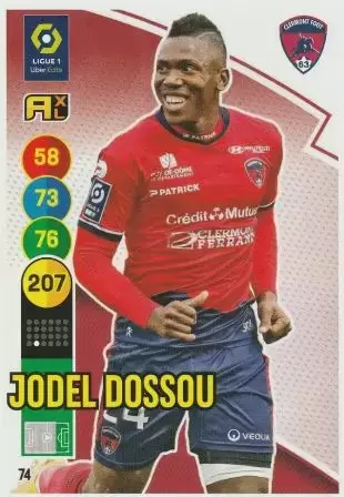 Adrenalyn XL 2021-2022 - France - Jodel Dossou - Clermont Foot 63