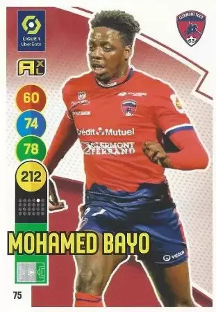 Adrenalyn XL 2021-2022 - France - Mohamed Bayo - Clermont Foot 63