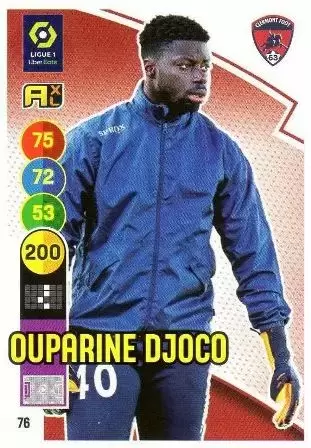 Adrenalyn XL 2021-2022 - France - Ouparine Djoco - Clermont Foot 63