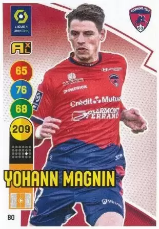 Adrenalyn XL 2021-2022 - France - Yohann Magnin - Clermont Foot 63