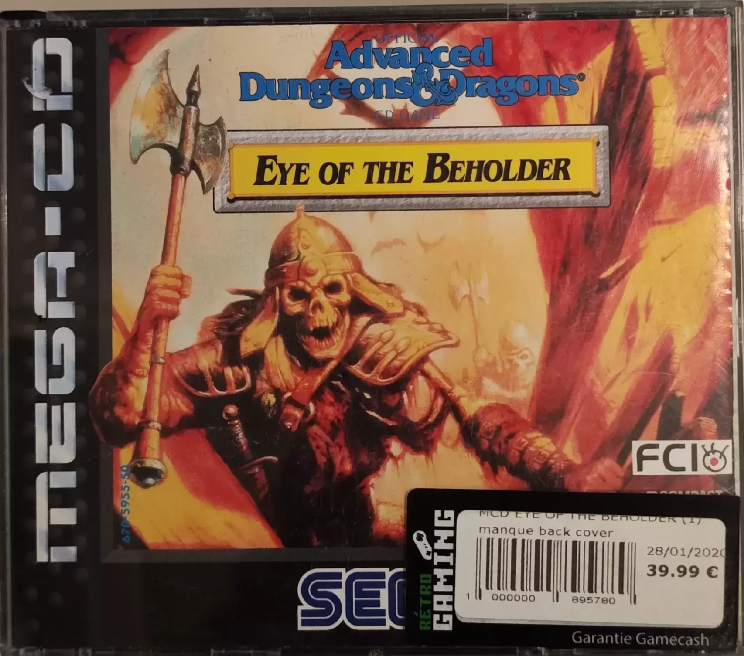 SEGA Mega CD Games - Eye of beholder