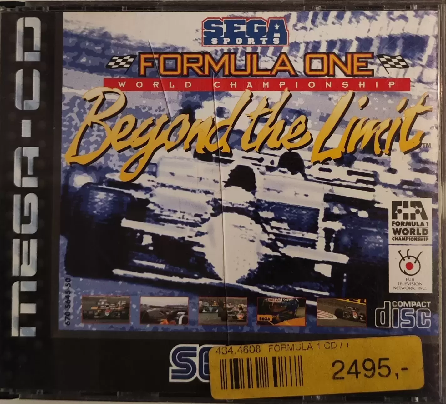 SEGA Mega CD Games - Formula one