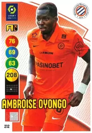 Adrenalyn XL 2021-2022 - France - Ambroise Oyongo - Montpellier HSC