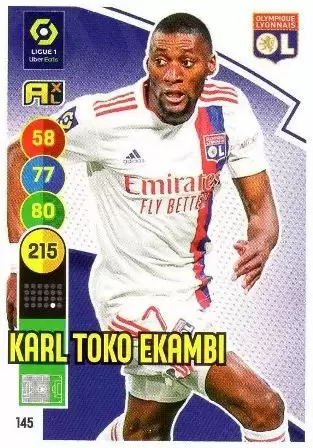 Adrenalyn XL 2021-2022 - France - Karl Toko Ekambi - Olympique Lyonnais