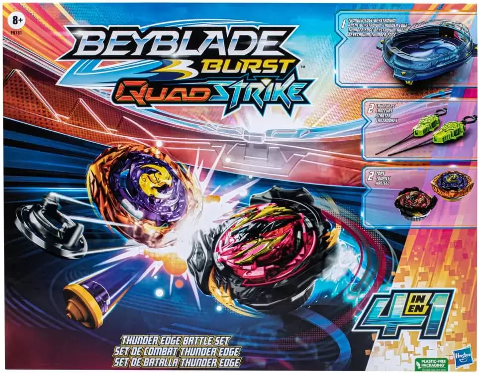 Beyblade Burst Sets - Beyblade Burst QuadStrike - Thunder Edge Battle Set
