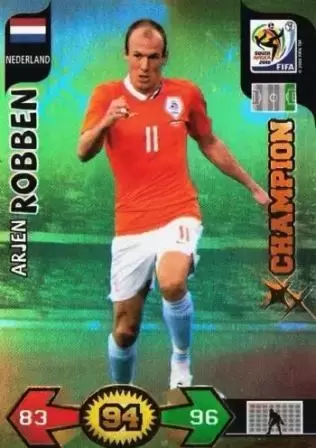 Adrenalyn XL South Africa 2010 - Arjen Robben - Netherlands