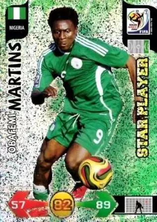 Adrenalyn XL South Africa 2010 - Obafemi Martins - Nigeria