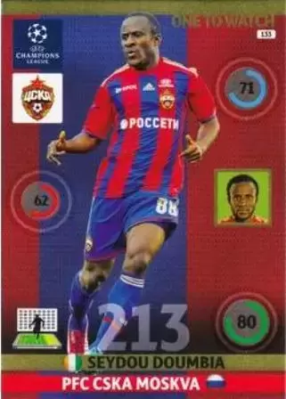 Adrenalyn XL - UEFA Champions League 2014-2015 - Seydou Doumbia - PFC CSKA Moskva