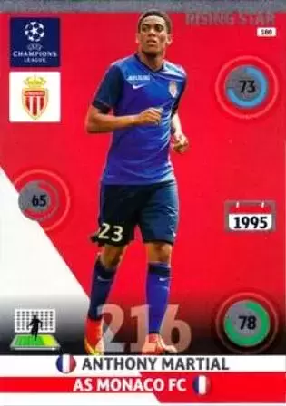 UEFA Champions League 2014-2015. Adrenalyn XL - Anthony Martial - AS Monaco FC
