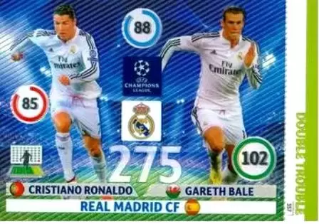 Adrenalyn XL - UEFA Champions League 2014-2015 - Cristiano Ronaldo / Gareth Bale - Real Madrid CF