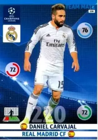 UEFA Champions League 2014-2015. Adrenalyn XL - Daniel Carvajal - Real Madrid CF