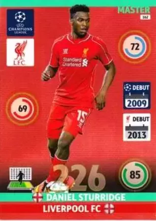 UEFA Champions League 2014-2015. Adrenalyn XL - Daniel Sturridge - Liverpool FC