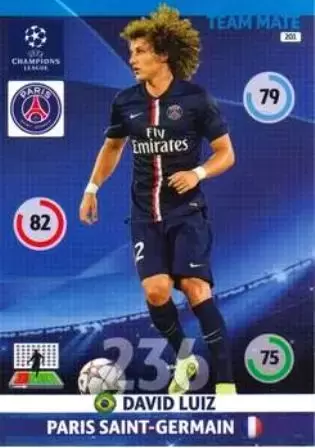 UEFA Champions League 2014-2015. Adrenalyn XL - David Luiz - Paris Saint-Germain