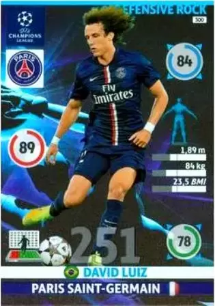 UEFA Champions League 2014-2015. Adrenalyn XL - David Luiz - Paris Saint-Germain