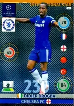 UEFA Champions League 2014-2015. Adrenalyn XL - Didier Drogba - Chelsea FC