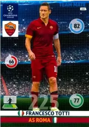 Adrenalyn XL - UEFA Champions League 2014-2015 - Francesco Totti - AS Roma
