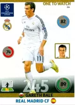 Adrenalyn XL - UEFA Champions League 2014-2015 - Gareth Bale - Real Madrid CF