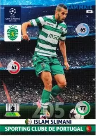 Adrenalyn XL - UEFA Champions League 2014-2015 - Islam Slimani - Sporting Clube de Portugal